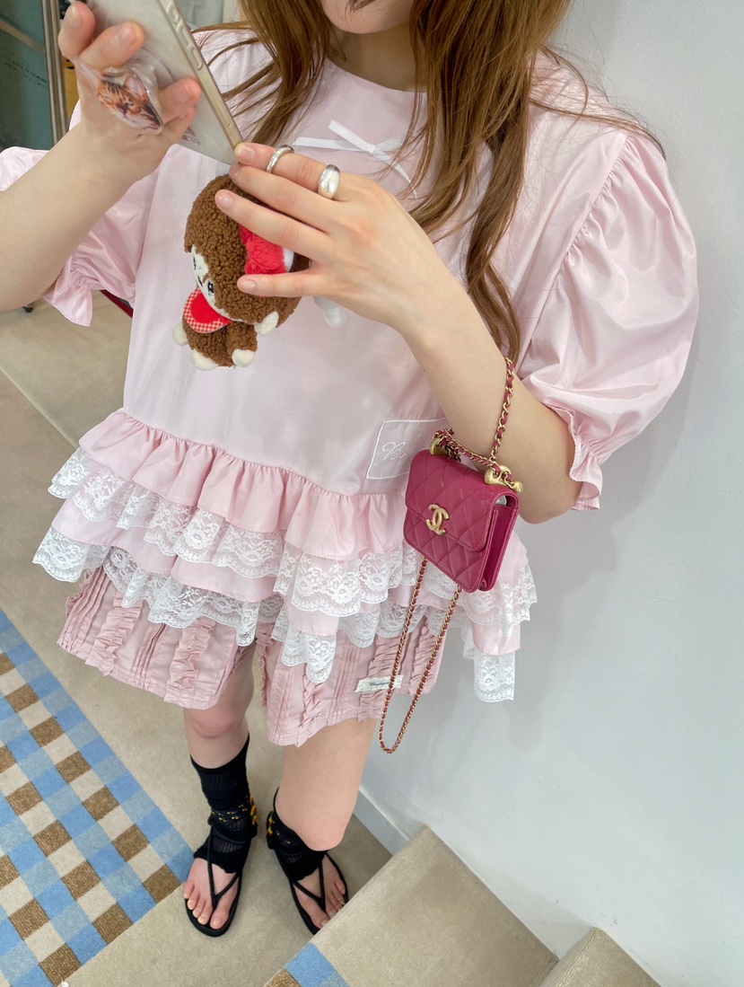 BOUTIQUE-L直郵韓國代購㊣女裝新款時尚人氣推薦襯衫蕾絲衫BOUTIQUE-L襯衫/蕾絲衫