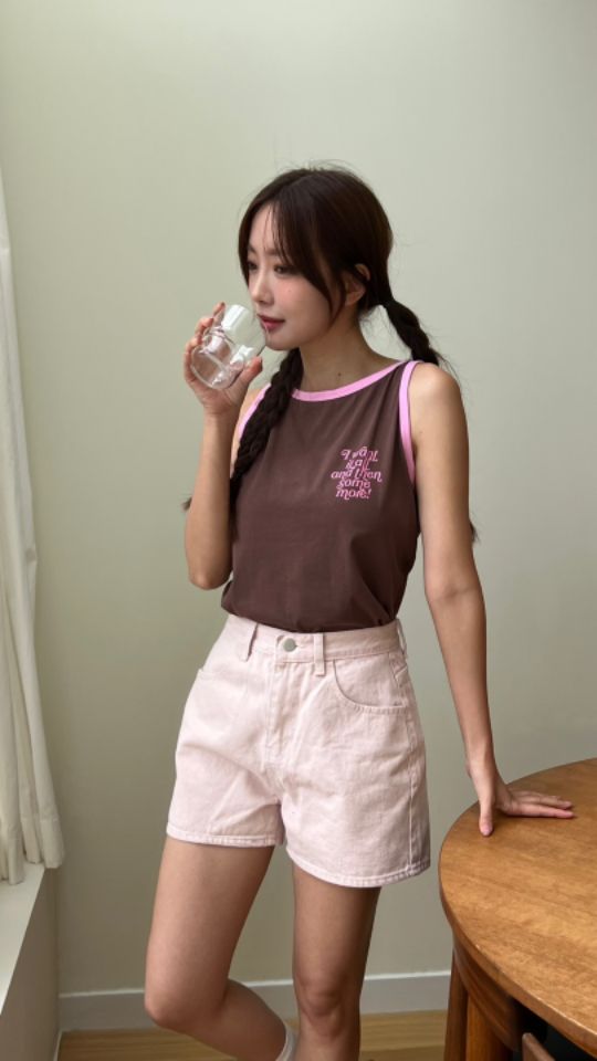 HEY/TO SEWING韓國㊣直郵東大門代購女裝新品熱賣吊帶背心BY HEY/TO SEWING吊帶/背心