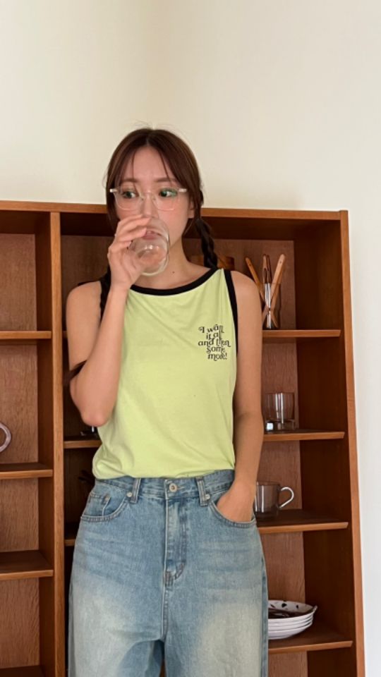 HEY/TO SEWING韓國㊣直郵東大門代購女裝新品熱賣吊帶背心BY HEY/TO SEWING吊帶/背心圖色3