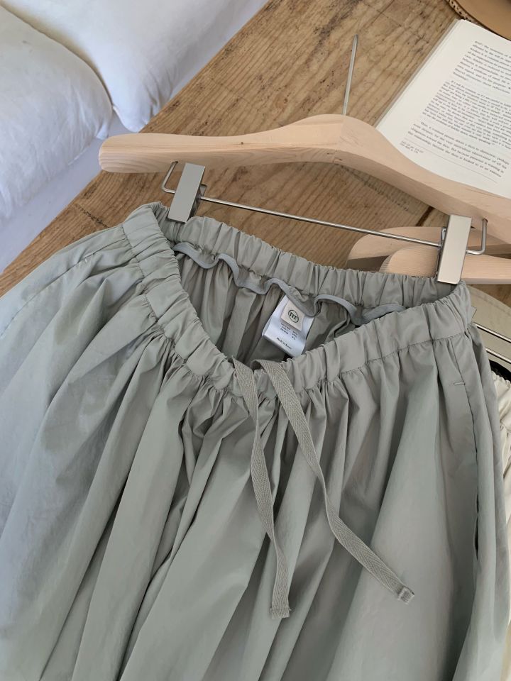 MARE韓國㊣直郵東大門代購女裝新品25春夏推薦休閑長裙褶皺MARE長裙