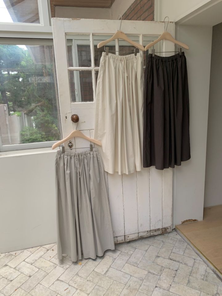 MARE韓國㊣直郵東大門代購女裝新品25春夏推薦休閑長裙褶皺MARE長裙