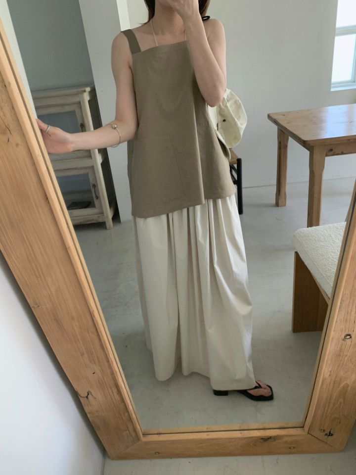 MARE韓國㊣直郵東大門代購女裝新品25春夏推薦休閑長裙褶皺MARE長裙