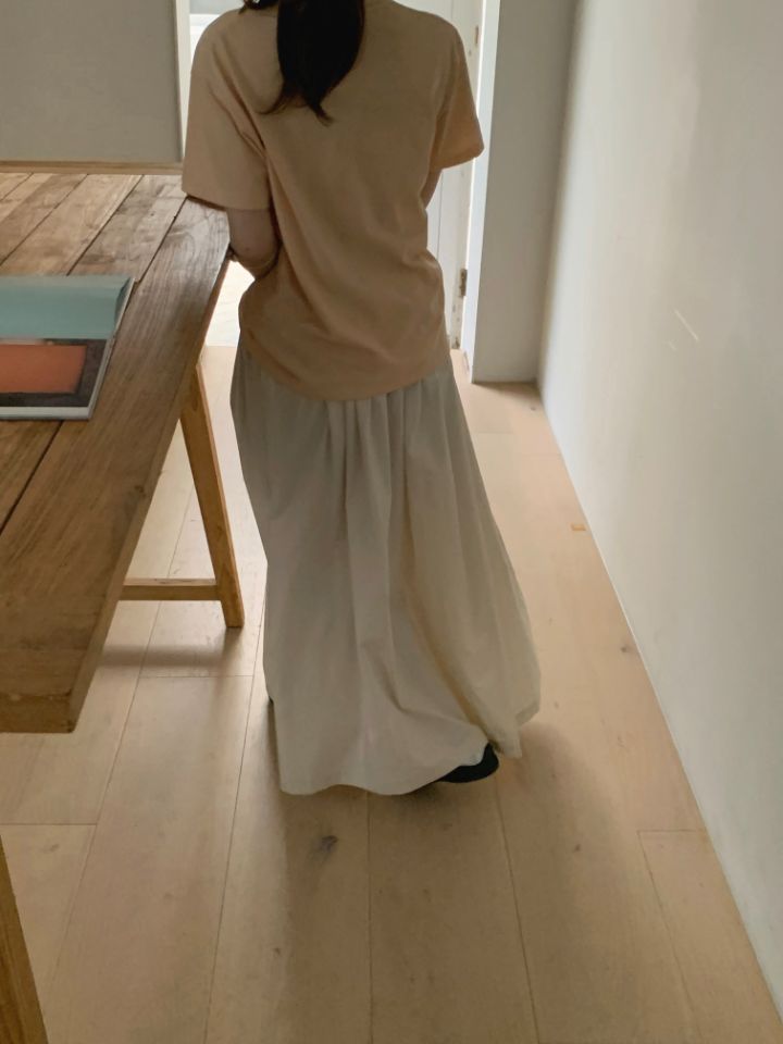 MARE韓國㊣直郵東大門代購女裝新品25春夏推薦休閑長裙褶皺MARE長裙