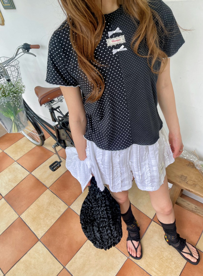 BOUTIQUE-L韓國㊣直郵東大門代購女裝新款人氣25春夏時尚T恤BOUTIQUE-LT恤
