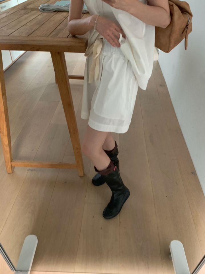 MARE韓國直郵㊣女裝新品25春夏休閑時尚熱賣推薦短褲套裝亞麻MARE短褲