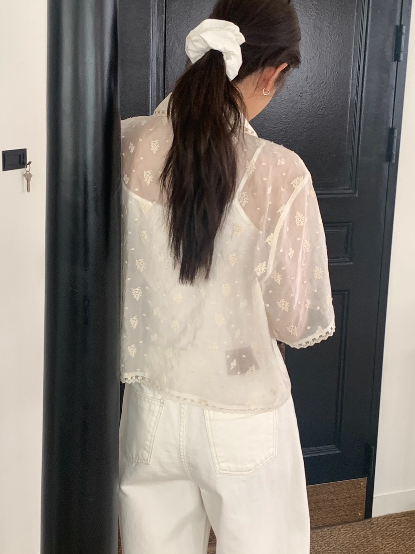 BLEECKER韓國㊣直郵東大門代購女裝新款推薦人氣襯衫蕾絲衫BLEECKER襯衫/蕾絲衫