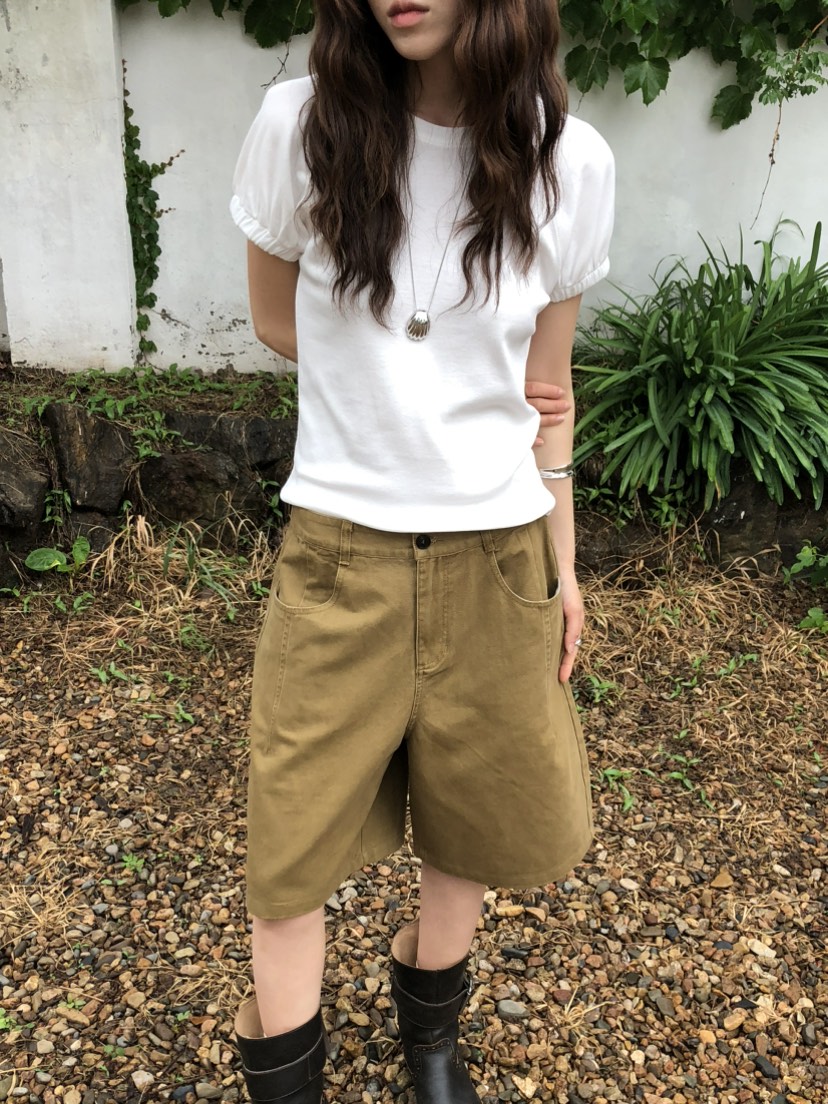 OURS韓國直郵㊣東大門實拍女裝新款時尚25春夏推薦熱賣人氣T恤OURST恤