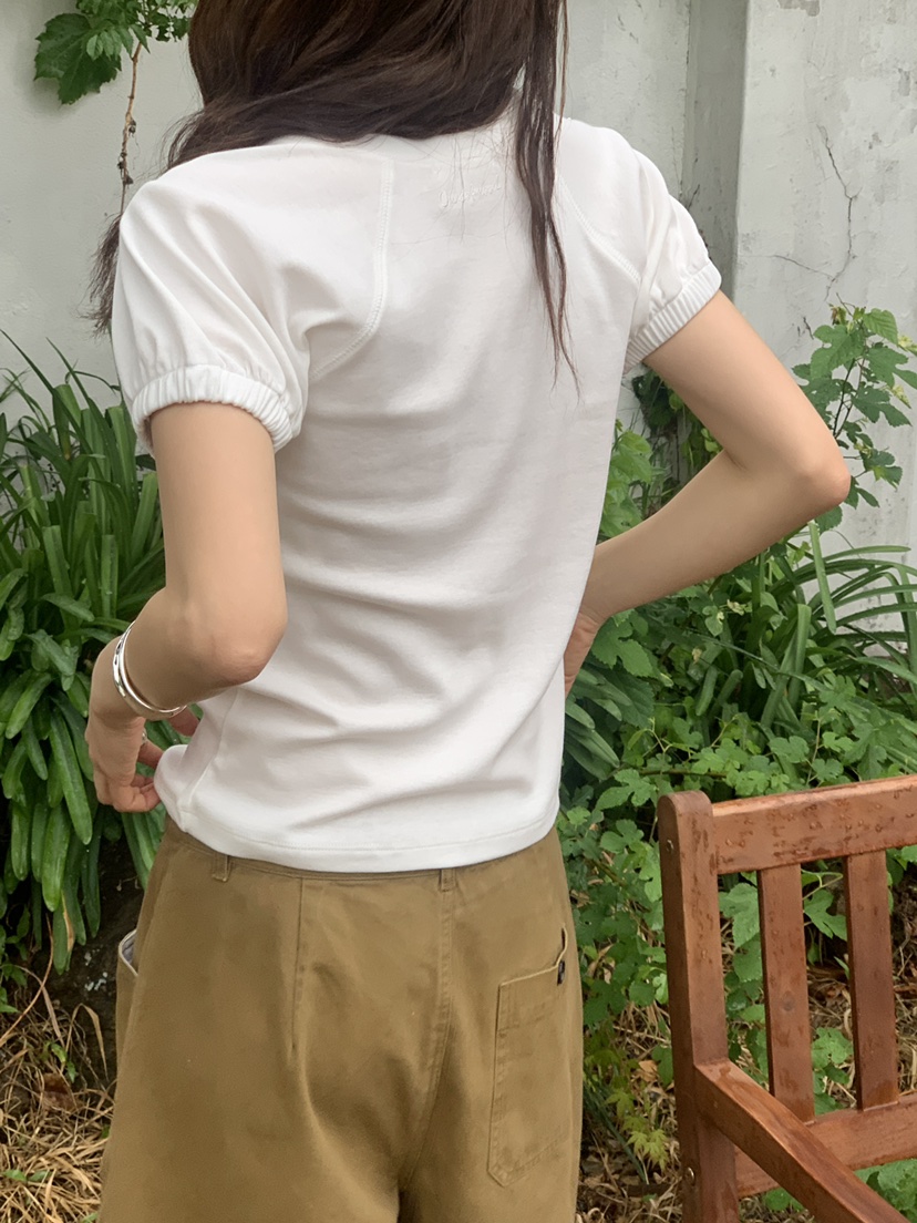 OURS韓國直郵㊣東大門實拍女裝新款時尚25春夏推薦熱賣人氣T恤OURST恤