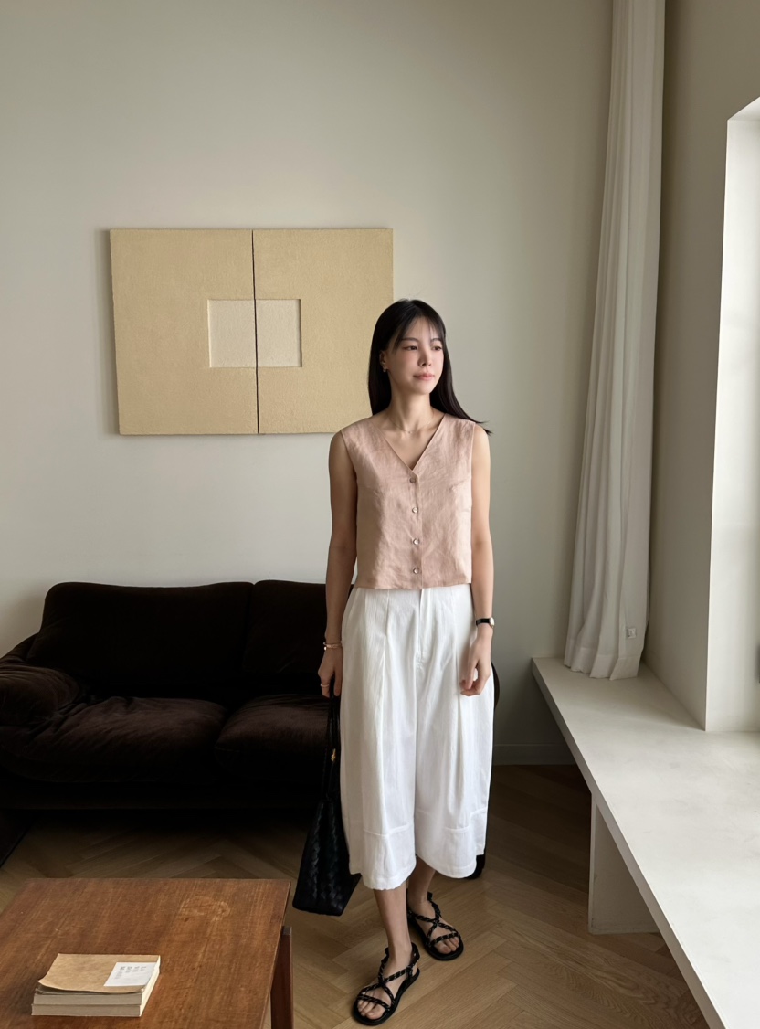 LE VASE韓國直郵㊣東大門實拍女裝新品推薦休閑人氣時尚短褲LE VASE短褲