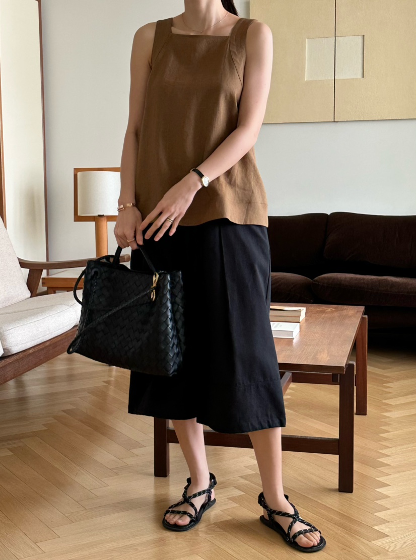 LE VASE韓國直郵㊣東大門實拍女裝新品推薦休閑人氣時尚短褲LE VASE短褲圖色3