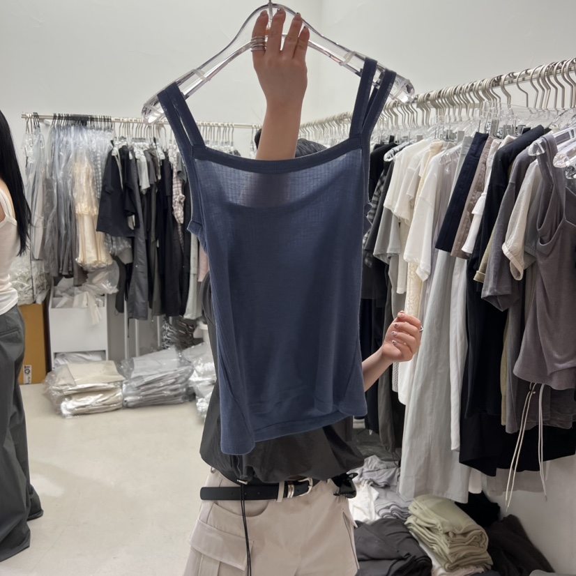 PADO韓國直郵㊣女裝新款推薦人氣休閑時尚25春夏熱賣吊帶背心PADO吊帶/背心