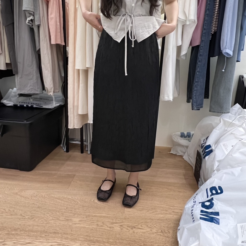 SPAGHETTI直郵韓國代購㊣女裝新品時尚休閑人氣半身裙中短裙spaghetti半身裙/中短裙圖色2