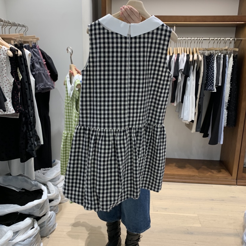 THE CAMEL直郵韓國代購㊣女裝新品休閑連衣裙the came_l 家連衣裙