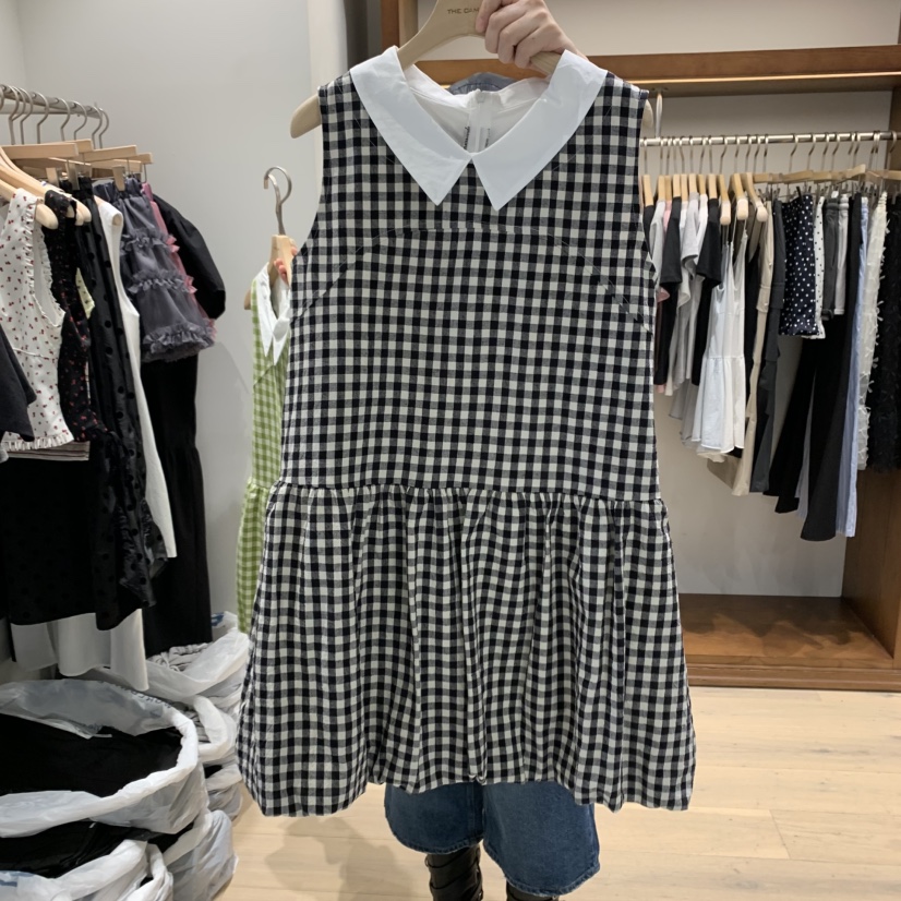 THE CAMEL直郵韓國代購㊣女裝新品休閑連衣裙the came_l 家連衣裙
