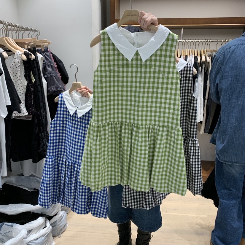 THE CAMEL直郵韓國代購㊣女裝新品休閑連衣裙the came_l 家連衣裙圖色2