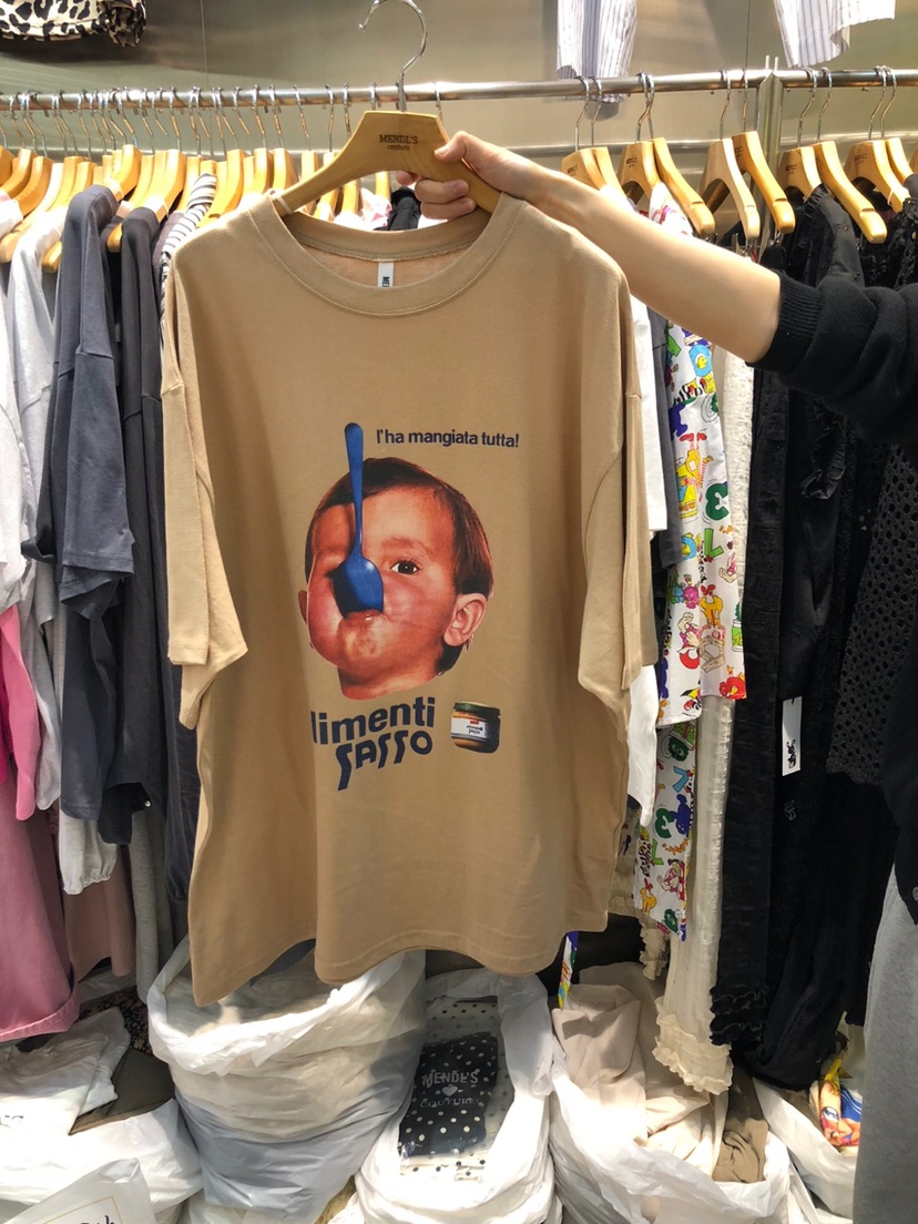 MENDL S韓國㊣直郵東大門代購女裝新款人氣25春夏熱賣推薦T恤MENDL ST恤圖色2