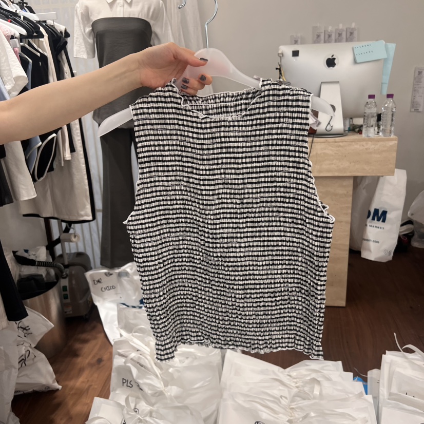 UNDERSTANDING直郵韓國代購㊣女裝新品休閑人氣吊帶背心短款UNDERSTANDING吊帶/背心圖色3