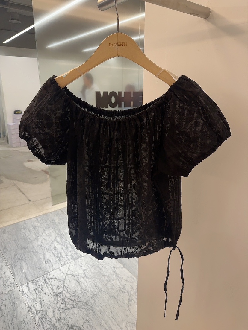 DE VENTI直郵韓國代購㊣女裝新品人氣休閑推薦時尚襯衫蕾絲衫DE VENTI襯衫/蕾絲衫圖色2