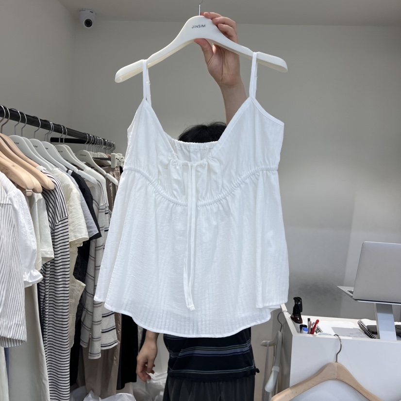 JINSIM直郵韓國代購㊣女裝新品人氣熱賣25春夏休閑吊帶背心JINSIM吊帶/背心
