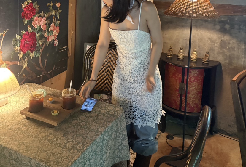 PLATFORM-L東大門代購女士新款推薦25春夏職業連衣裙不含絲巾PLATFORM連衣裙