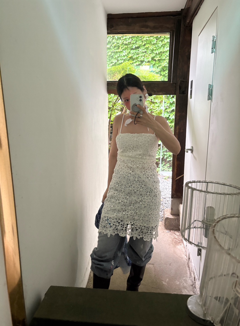 PLATFORM-L東大門代購女士新款推薦25春夏職業連衣裙不含絲巾PLATFORM連衣裙