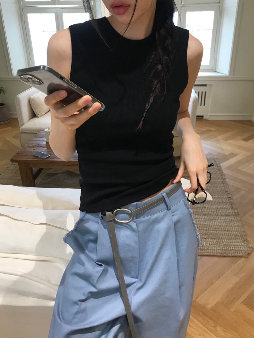 ME MO韓國代購女士新款職業時尚真品熱賣推薦休閑吊帶背心ME MO吊帶/背心圖色1