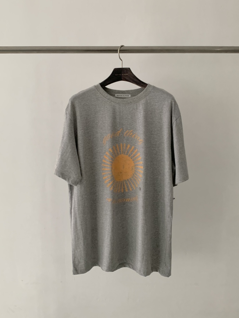 BEFORE SUNRISE韓國代購女裝新款熱賣職業25春夏休閑推薦T恤BEFORE SUNRISET恤
