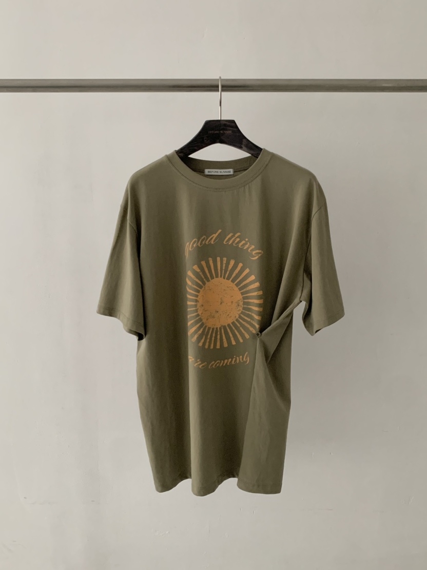 BEFORE SUNRISE韓國代購女裝新款熱賣職業25春夏休閑推薦T恤BEFORE SUNRISET恤圖色3