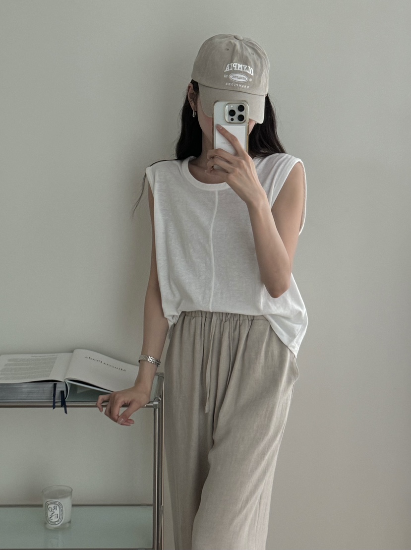 TIZZI韓國直郵女裝新款職業時尚推薦休閑人氣熱賣25春夏吊帶背心TIZZI吊帶/背心