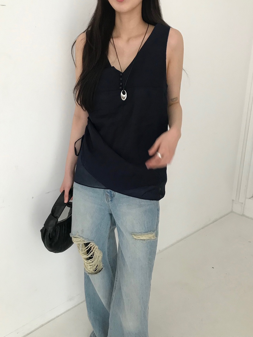ESCHER東大門直郵女裝新品休閑25春夏時尚推薦熱賣吊帶背心ESCHER吊帶/背心