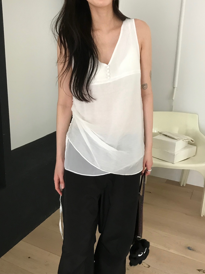 ESCHER東大門直郵女裝新品休閑25春夏時尚推薦熱賣吊帶背心ESCHER吊帶/背心