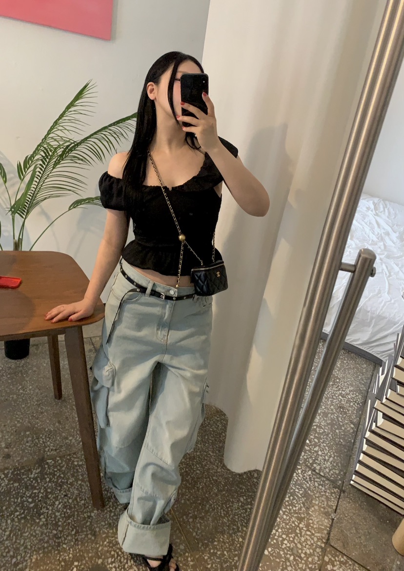 SEOLO韓國代購女裝新款時尚職業推薦人氣熱賣襯衫蕾絲衫露肩Seolo seoul襯衫/蕾絲衫