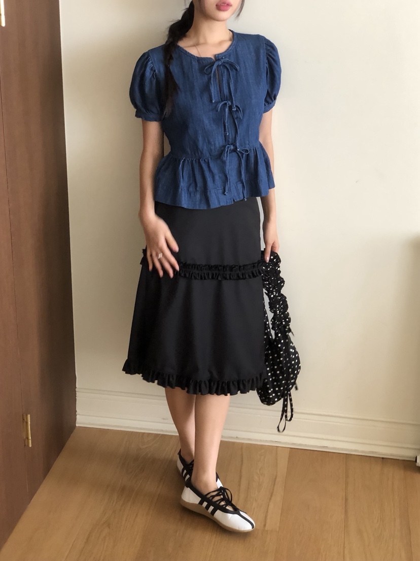 SUNDER MARKET韓國㊣直郵東大門代購女裝新品時尚襯衫蕾絲衫SUNDER MARKET襯衫/蕾絲衫