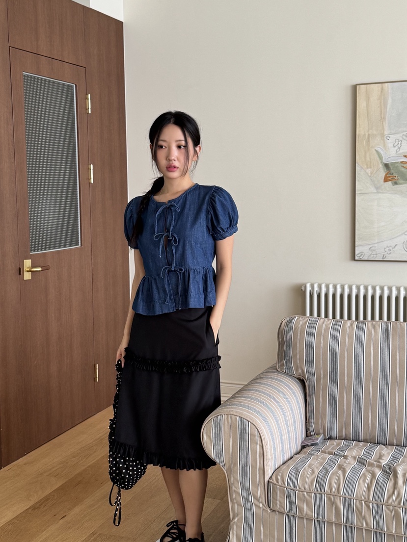 SUNDER MARKET韓國㊣直郵東大門代購女裝新品時尚襯衫蕾絲衫SUNDER MARKET襯衫/蕾絲衫