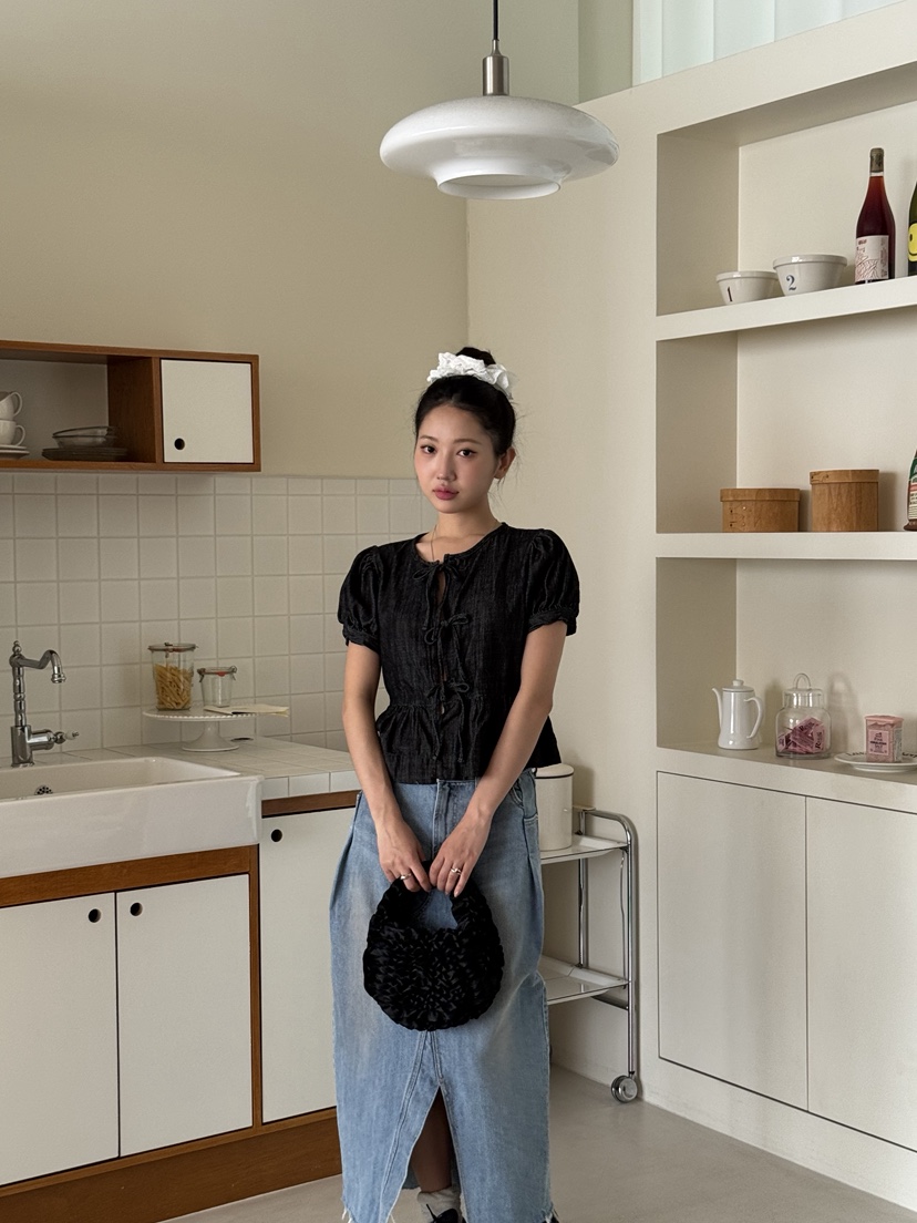 SUNDER MARKET韓國㊣直郵東大門代購女裝新品時尚襯衫蕾絲衫SUNDER MARKET襯衫/蕾絲衫