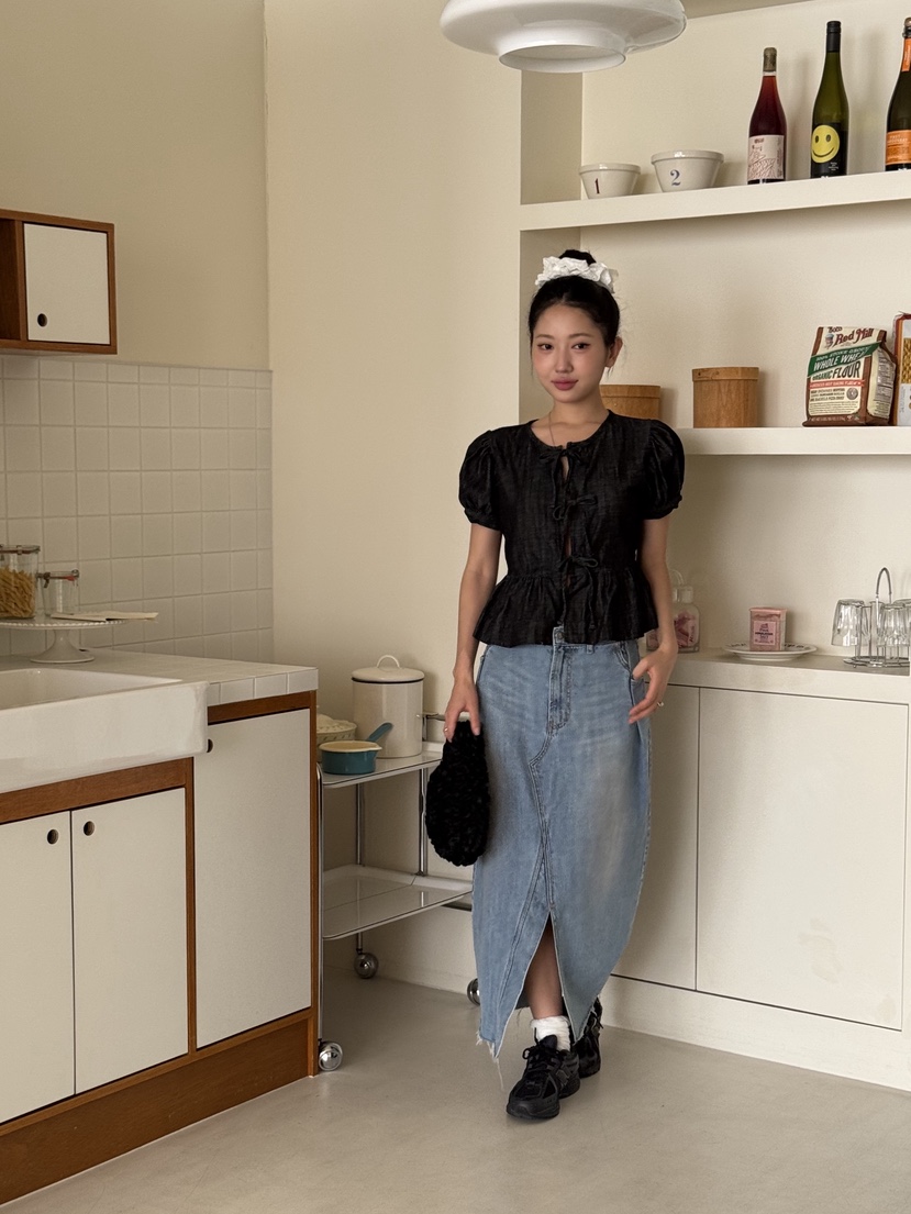 SUNDER MARKET韓國㊣直郵東大門代購女裝新品時尚襯衫蕾絲衫SUNDER MARKET襯衫/蕾絲衫