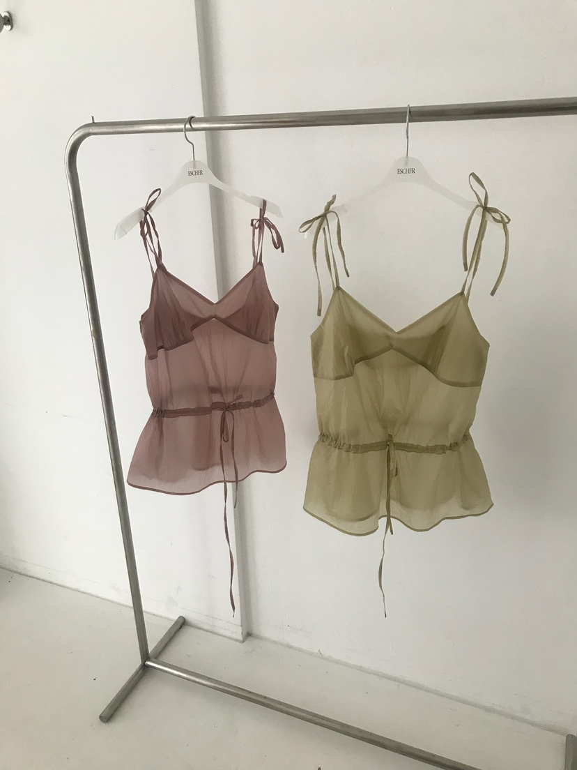 ESCHER韓國㊣直郵東大門代購女裝新品25春夏熱賣推薦吊帶背心ESCHER吊帶/背心