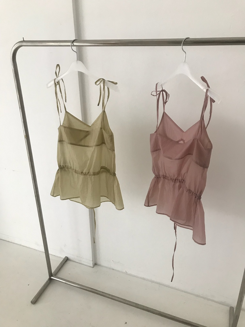 ESCHER韓國㊣直郵東大門代購女裝新品25春夏熱賣推薦吊帶背心ESCHER吊帶/背心