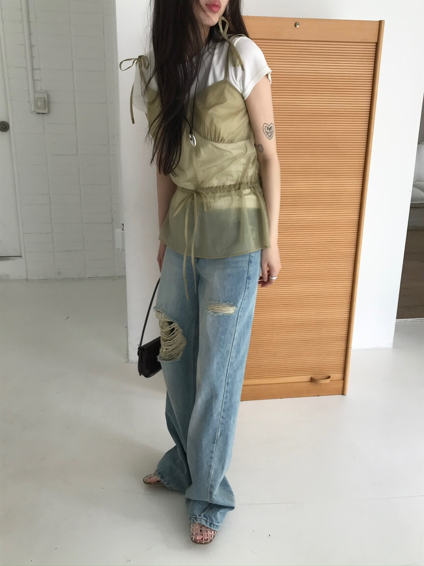 ESCHER韓國㊣直郵東大門代購女裝新品25春夏熱賣推薦吊帶背心ESCHER吊帶/背心