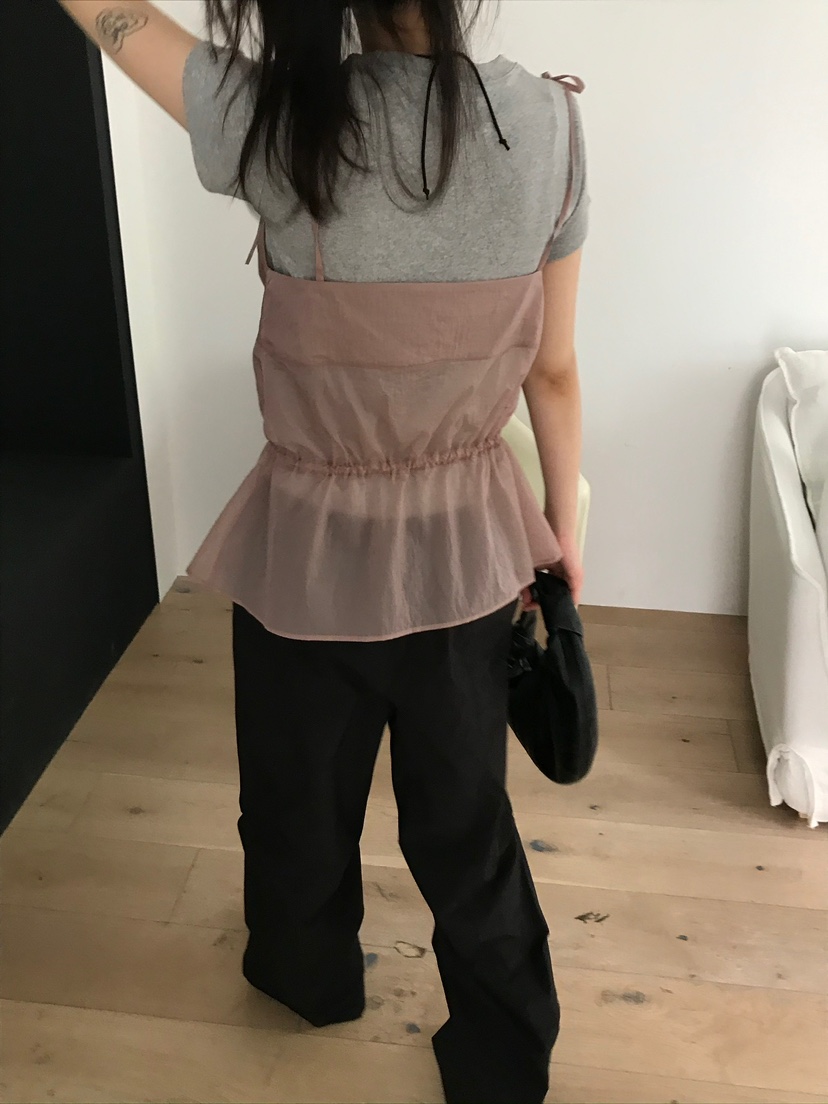 ESCHER韓國㊣直郵東大門代購女裝新品25春夏熱賣推薦吊帶背心ESCHER吊帶/背心