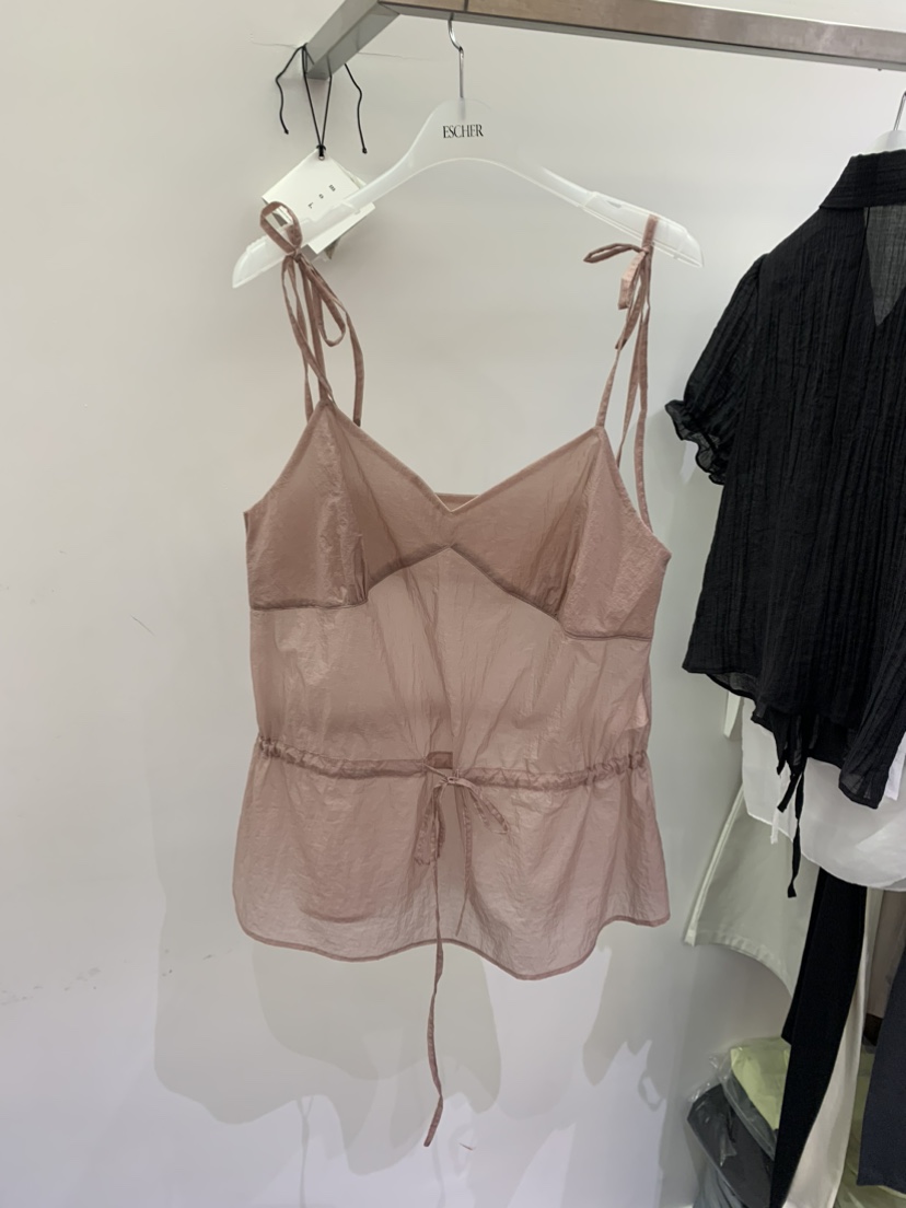 ESCHER韓國㊣直郵東大門代購女裝新品25春夏熱賣推薦吊帶背心ESCHER吊帶/背心圖色2