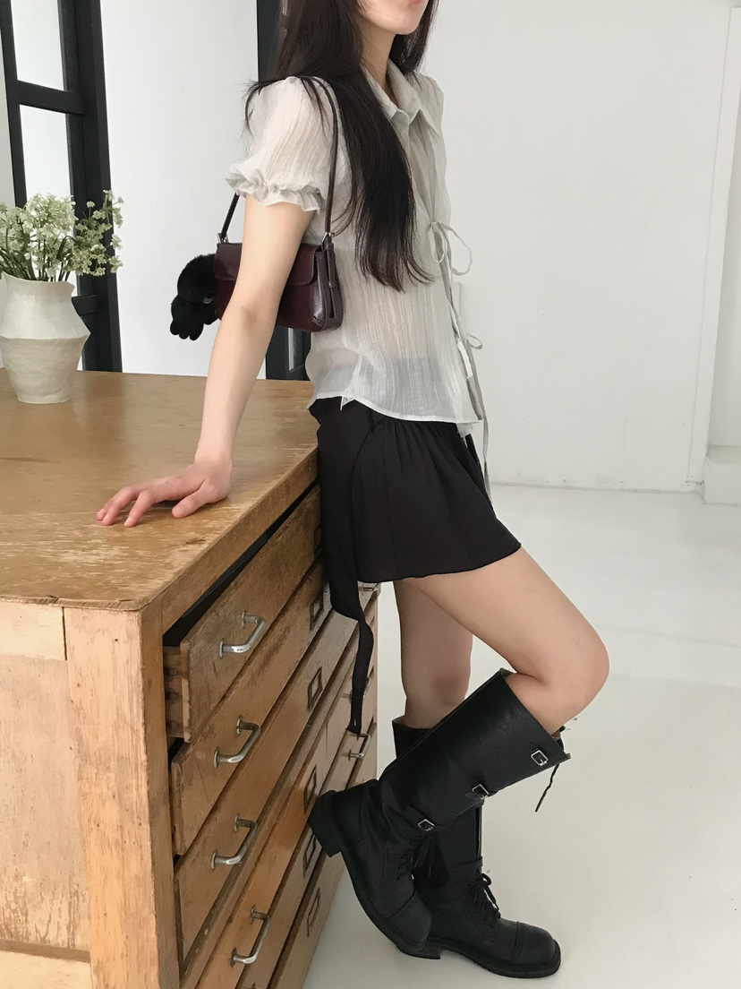 ESCHER直郵韓國代購㊣女裝新款休閑時尚熱賣推薦襯衫蕾絲衫ESCHER襯衫/蕾絲衫