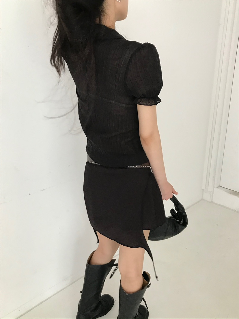 ESCHER直郵韓國代購㊣女裝新款休閑時尚熱賣推薦襯衫蕾絲衫ESCHER襯衫/蕾絲衫