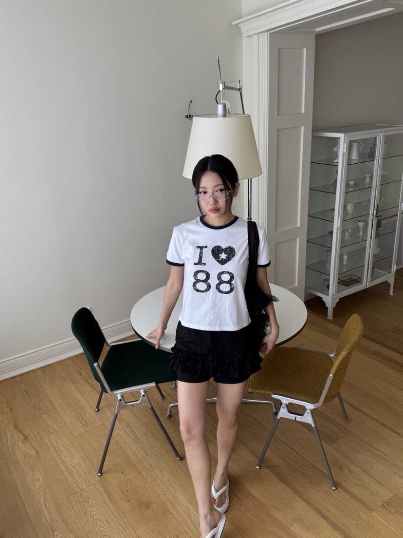 SUNDER MARKET韓國㊣直郵東大門代購女裝新款人氣推薦熱賣T恤SUNDER MARKETT恤圖色3