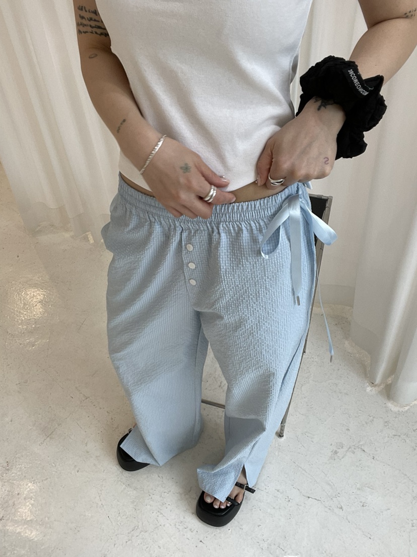 GLITTER韓國㊣直郵東大門代購女裝新品25春夏人氣熱賣休閑褲GLITTER休閑褲