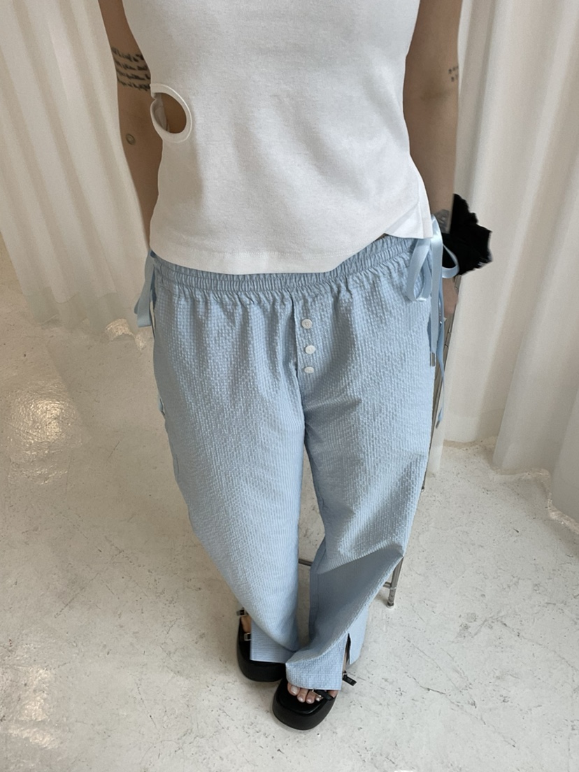 GLITTER韓國㊣直郵東大門代購女裝新品25春夏人氣熱賣休閑褲GLITTER休閑褲