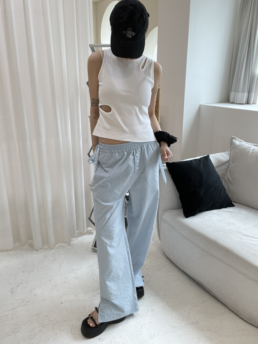 GLITTER韓國㊣直郵東大門代購女裝新品25春夏人氣熱賣休閑褲GLITTER休閑褲