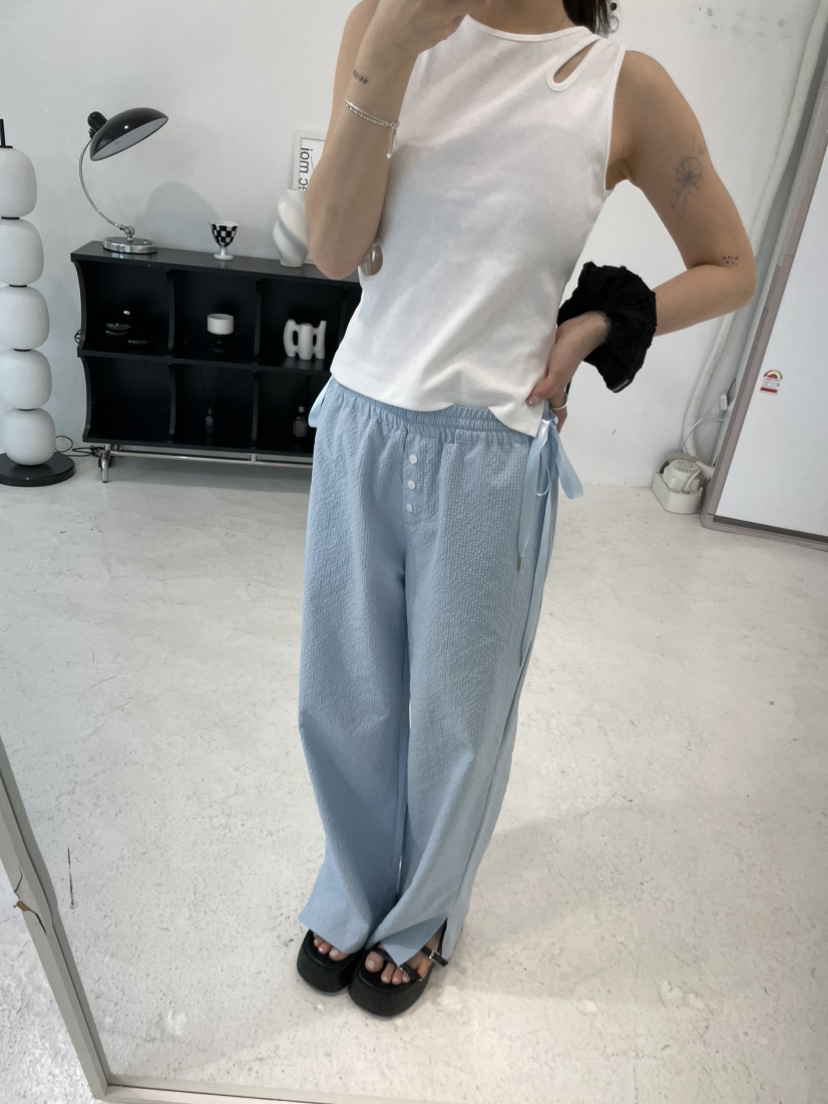 GLITTER韓國㊣直郵東大門代購女裝新品25春夏人氣熱賣休閑褲GLITTER休閑褲