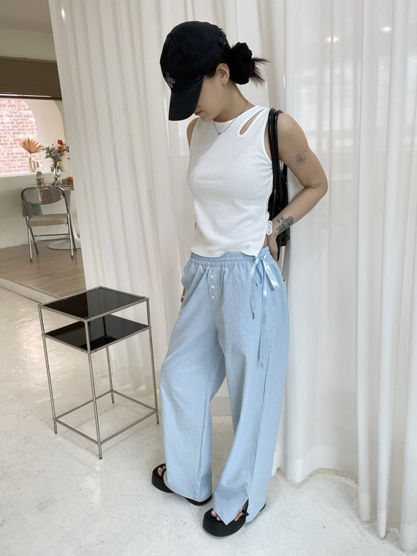 GLITTER韓國㊣直郵東大門代購女裝新品25春夏人氣熱賣休閑褲GLITTER休閑褲