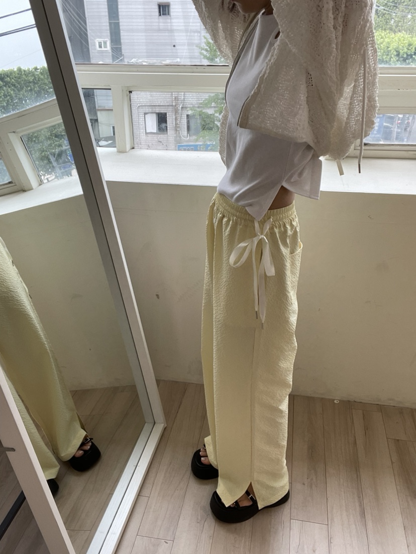 GLITTER韓國㊣直郵東大門代購女裝新品25春夏人氣熱賣休閑褲GLITTER休閑褲
